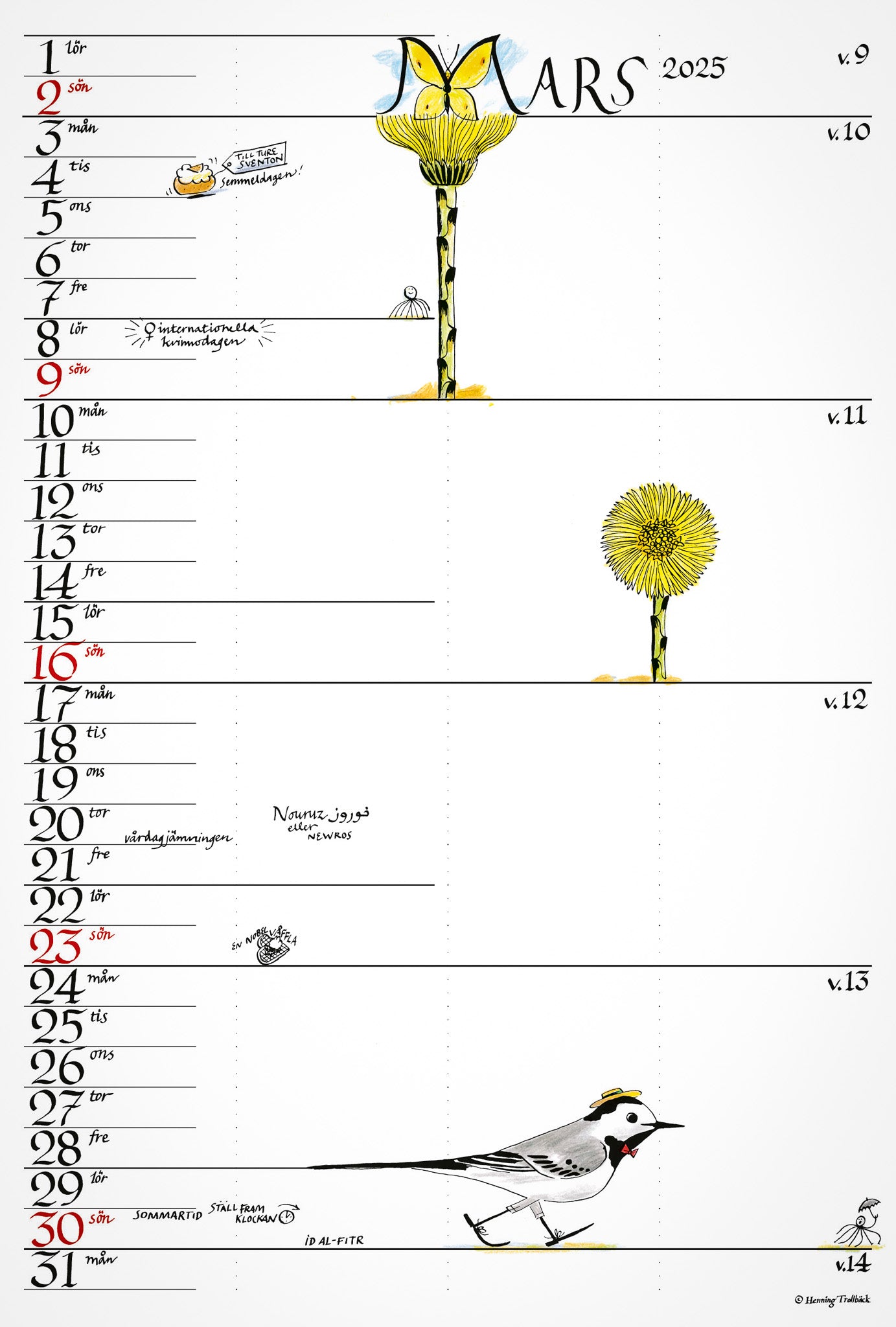 REA! Kalligrafikalendern 2025