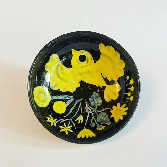 Yellow Bird Medium Bowl