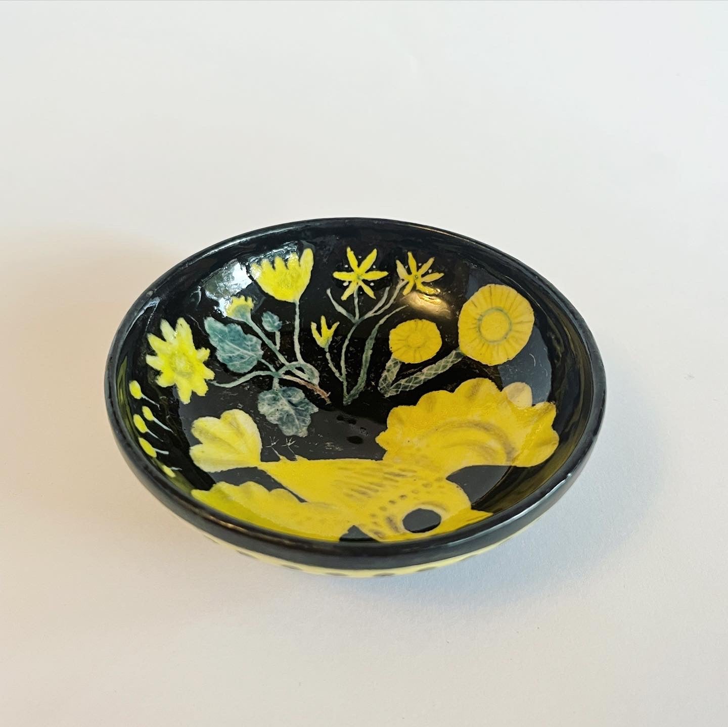 Yellow Bird Medium Bowl