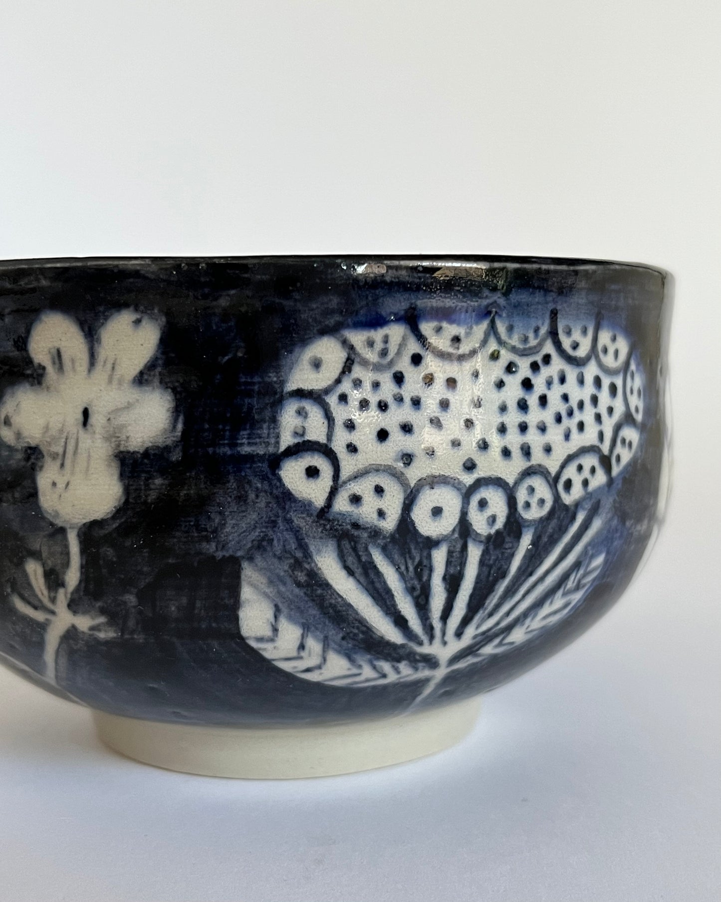 Tea bowl With Flowers