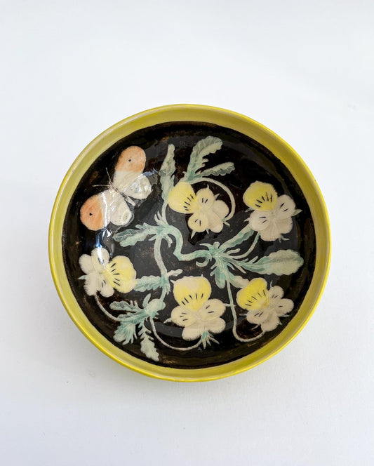 Violets & Aurora Butterfly Bowl