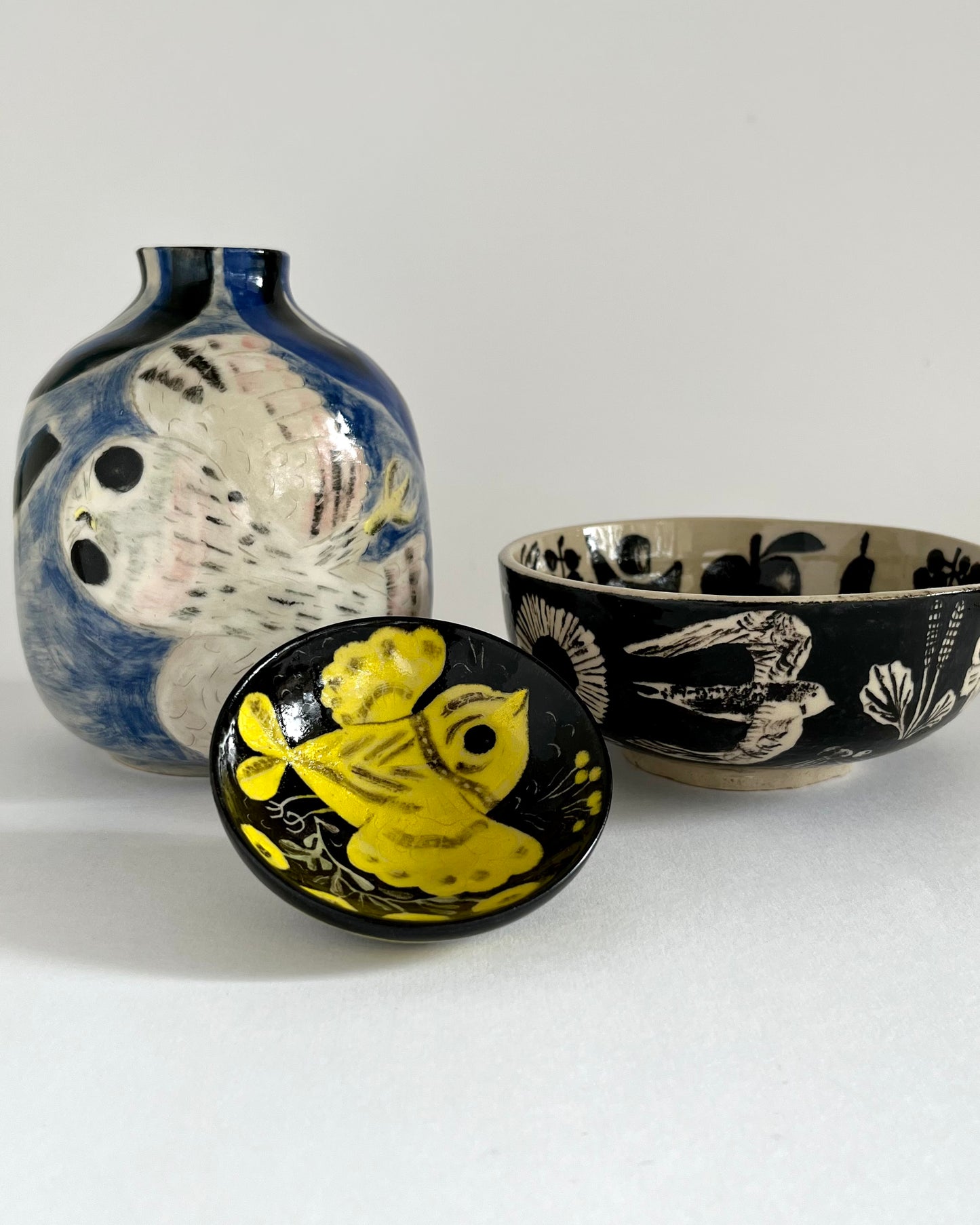 Yellow Bird Tiny Bowl