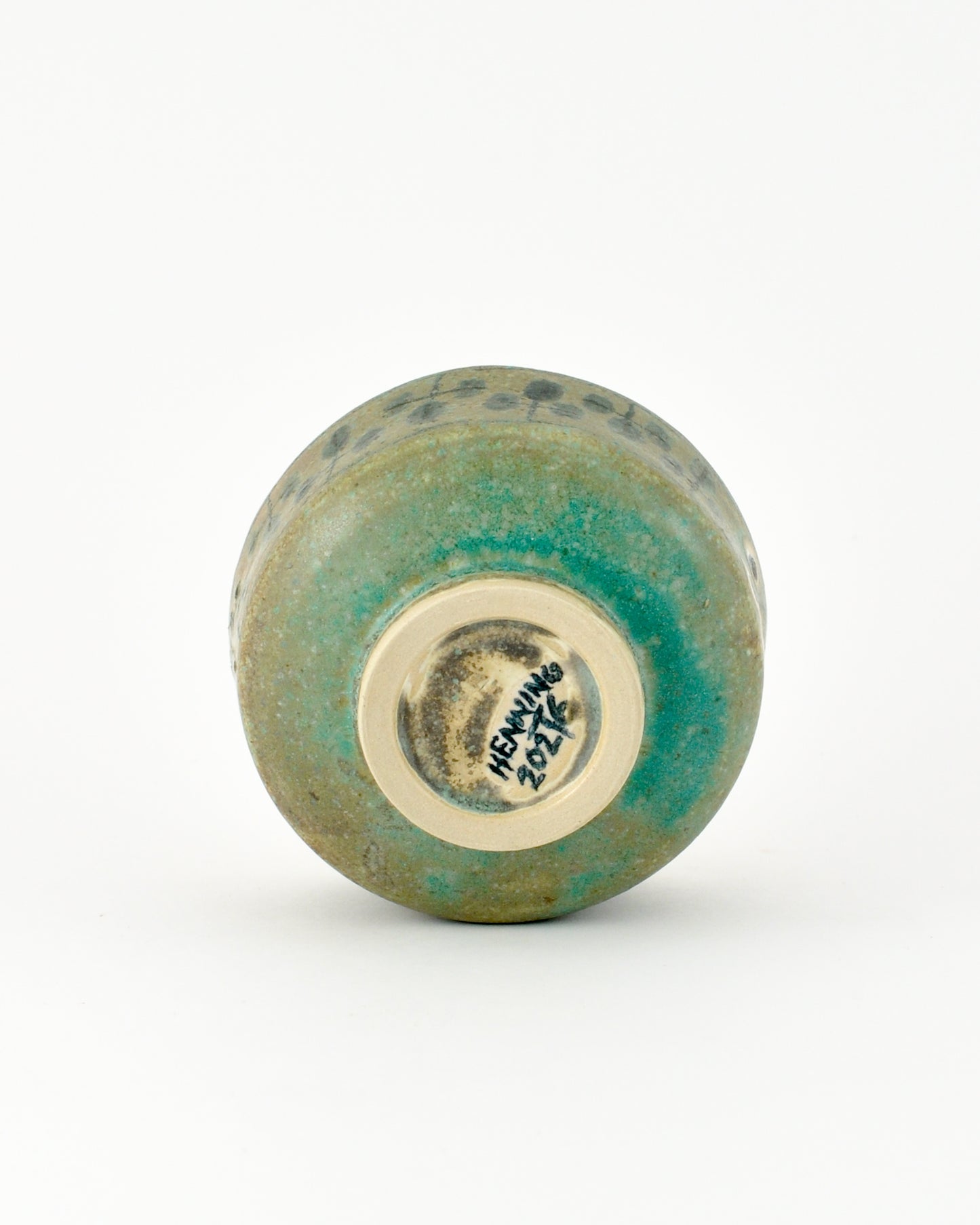 Copper glaze bowl/cup 4