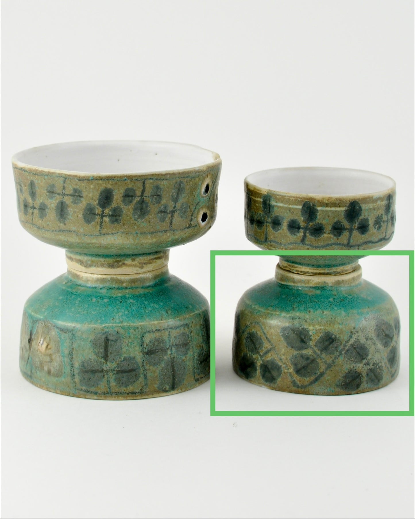 Copper glaze bowl/cup 2