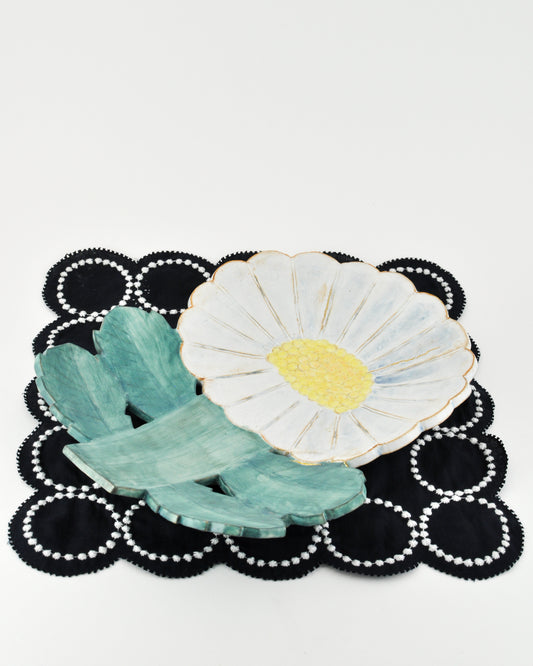 Astrea 10 - big flower shaped plate