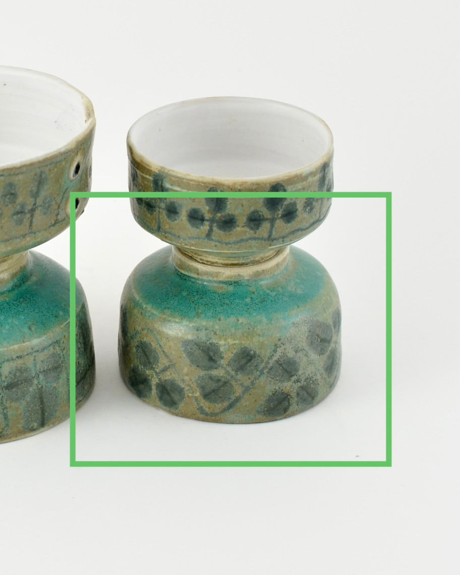 Copper glaze bowl/cup 2