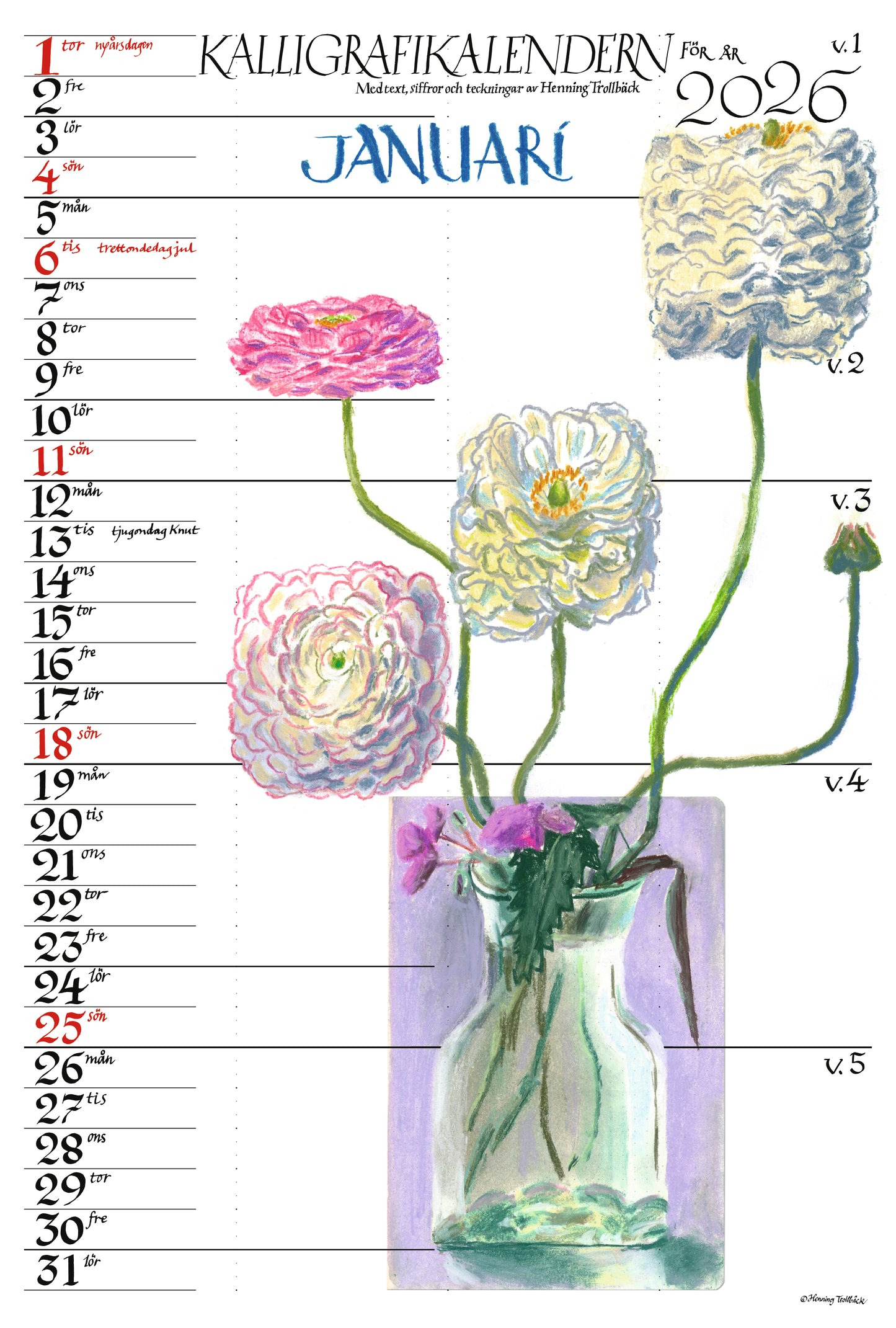 Kalligrafikalendern 2026 FINALLY!