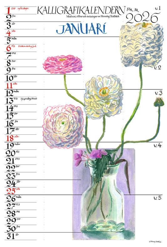 Kalligrafikalendern 2026 FINALLY!