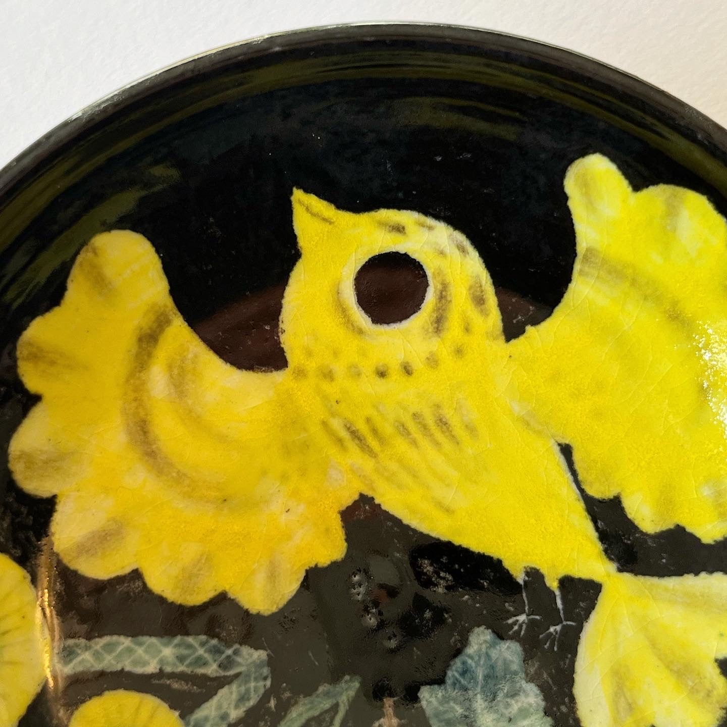 Yellow Bird Medium Bowl