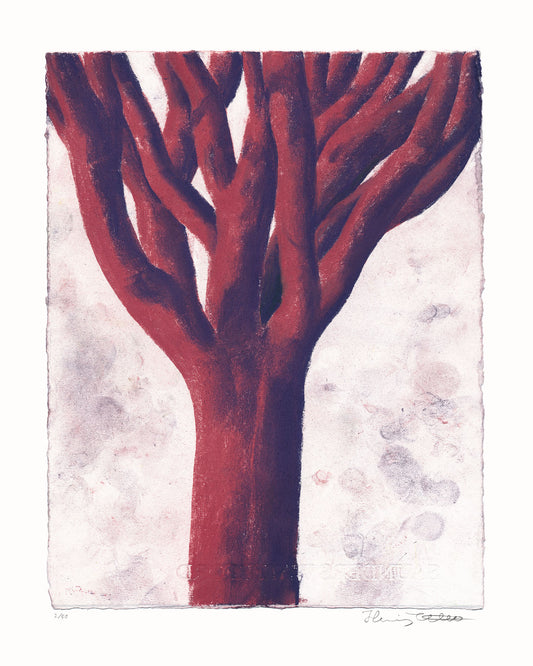 Red Tree 1 - Limited Edition Art Print