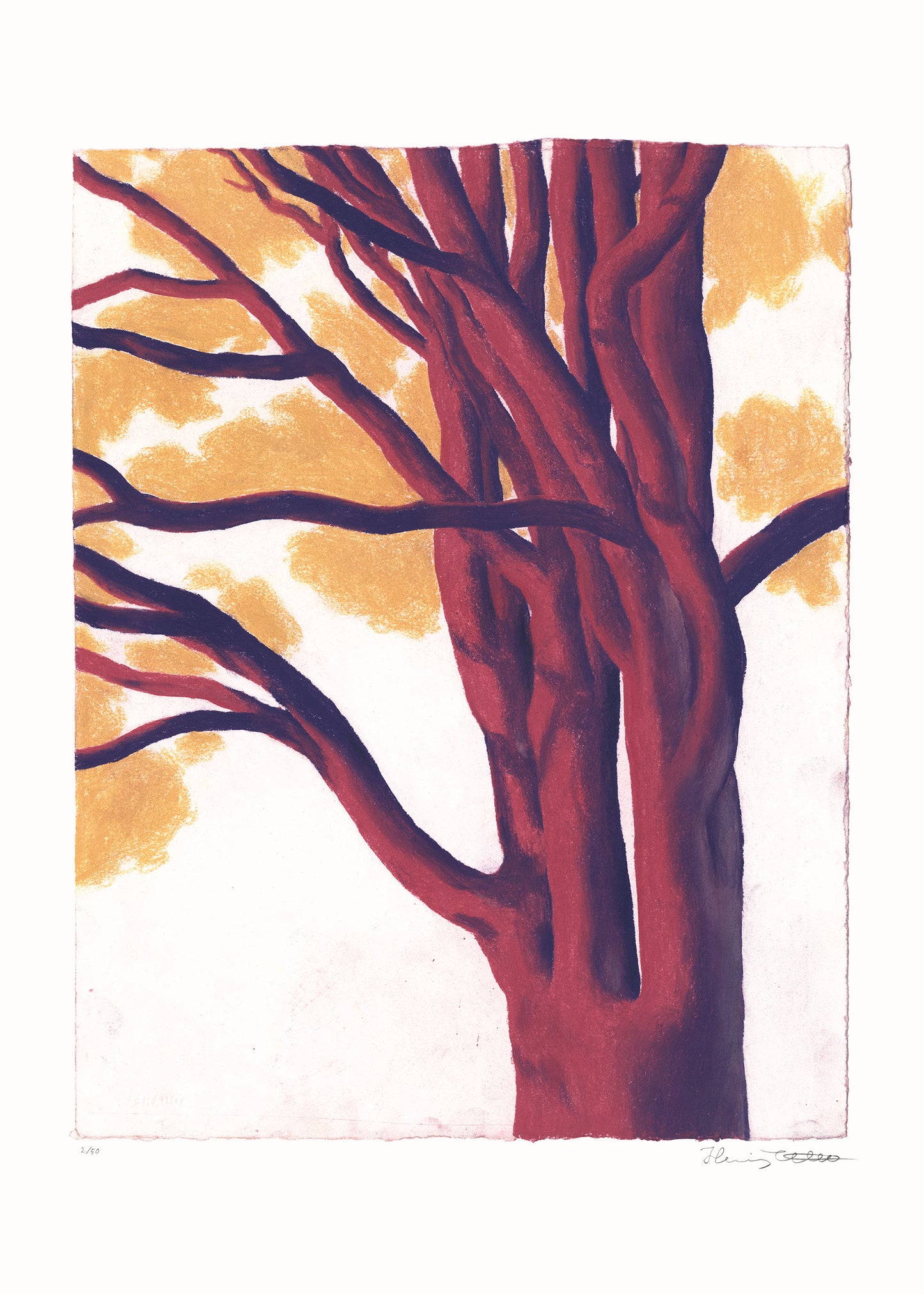 Red Tree 2 - Limited Edition Art Print